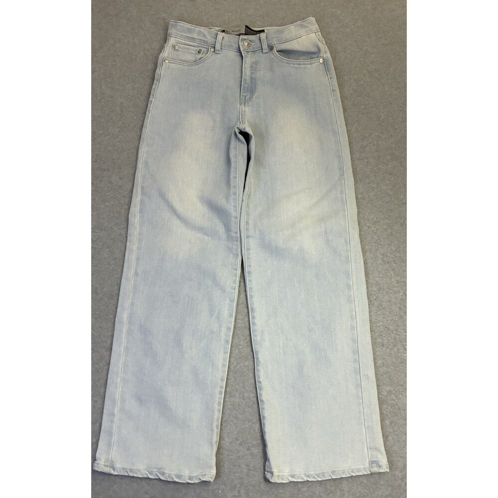 Women’s Levi’s SilverTab Baggy Light Wash Wide Leg Jeans Size 14 Regular Y2K